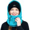 imageShy Velvet Cold Weather Fleece Balaclava Ski MaskBalaclava WindResistant Winter Face Mask for Men and WomenLake Blue
