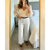 image:imageShy Velvet Womens Crop Wide Leg Pants High Waisted Stretchy Comfort Fabric Capri Pants for WomenWhite